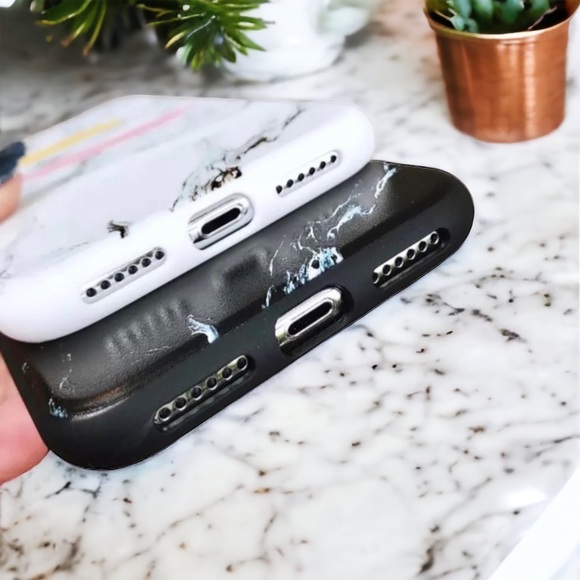 NEW iPhone X/XS/7+/8+ Painted Marble Case - Picture 3 of 4